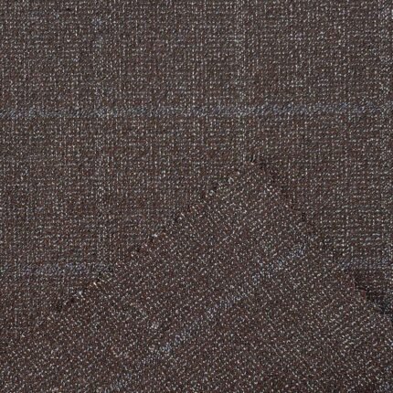 315g/m (6.2oz) 78% Polyester 20% Viscose 2% Spandex Checked Suit Fabric 150cm YF31707